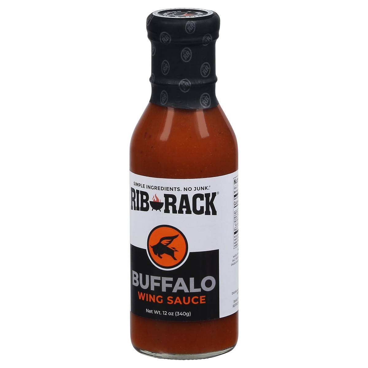 slide 7 of 9, Rib Rack Buffalo Wing Rib Sauce, 12 oz