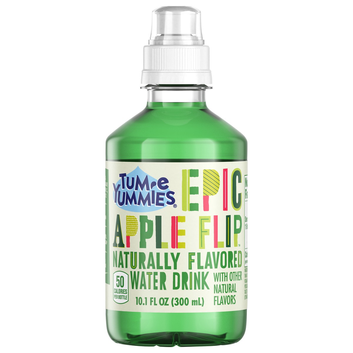 slide 1 of 5, Tum-E Yummies Epic Apple Flip Water Drink - 10.1 fl oz, 10.1 fl oz