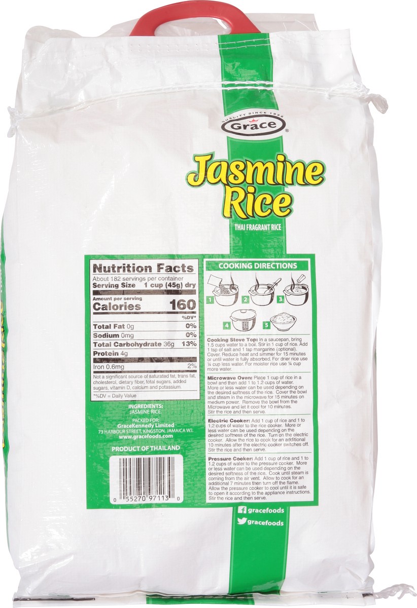 slide 9 of 11, Grace Jasmine Rice, 18 lb