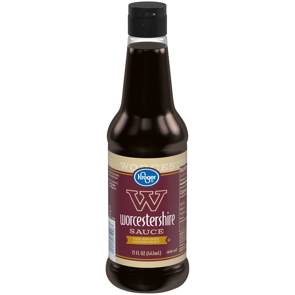 slide 3 of 3, Kroger Worcestershire Sauce, 15 fl oz