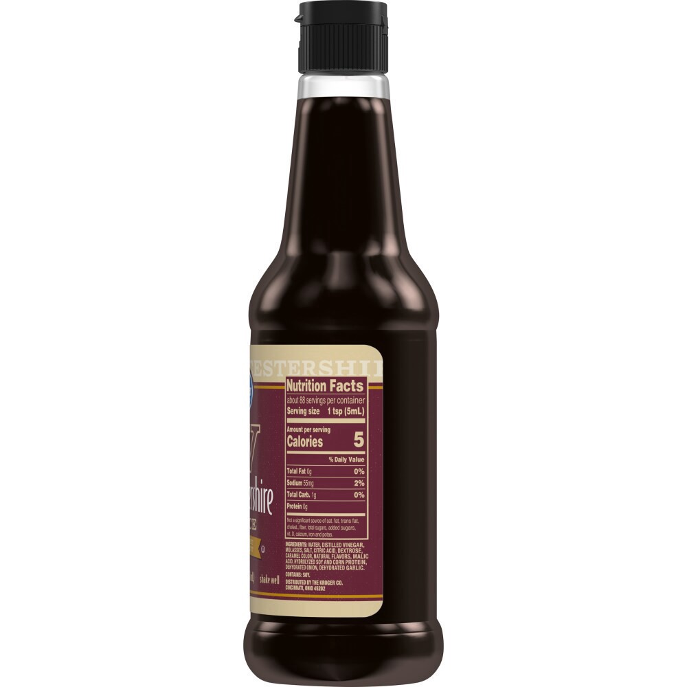 slide 2 of 3, Kroger Worcestershire Sauce, 15 fl oz