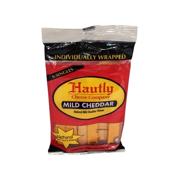 slide 1 of 1, Hautly Mild Cheddar Cheese Sticks, 6 oz
