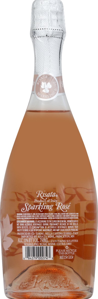slide 6 of 6, Risata Sparkling Rose 25.4 fl oz, 25.4 fl oz