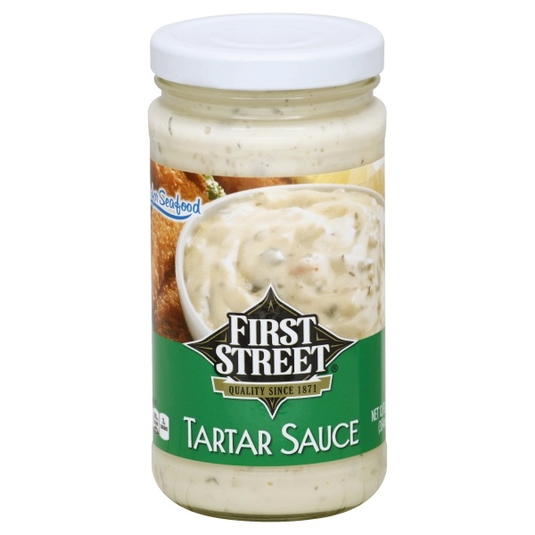 slide 1 of 1, First Street Tartar Sauce, 12 oz
