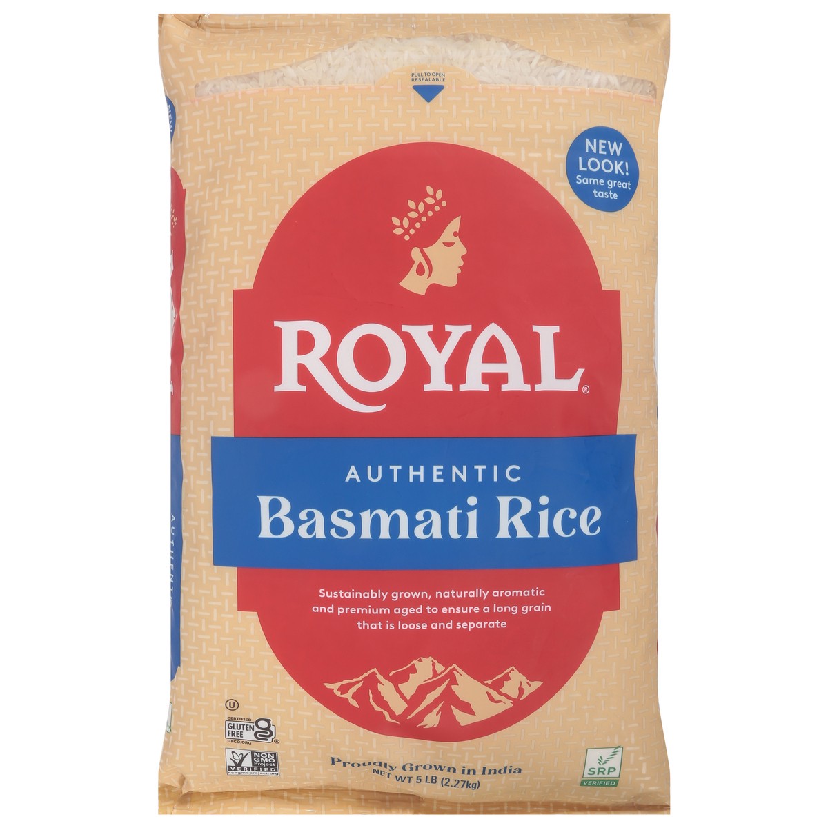slide 1 of 13, Royal Authentic Basmati Rice 5 lb, 5 lb
