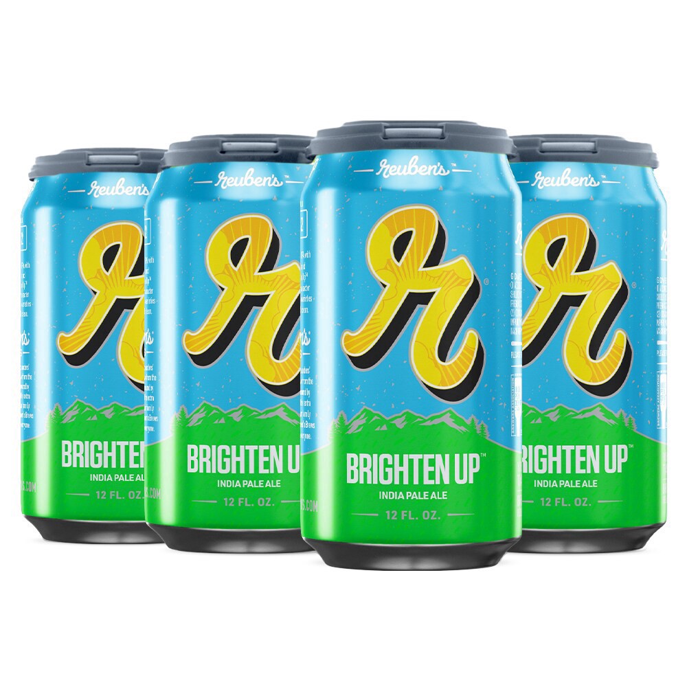 slide 2 of 2, Reuben's Brews Brighten Up India Pale Ale Beer, 6 ct; 12 fl oz