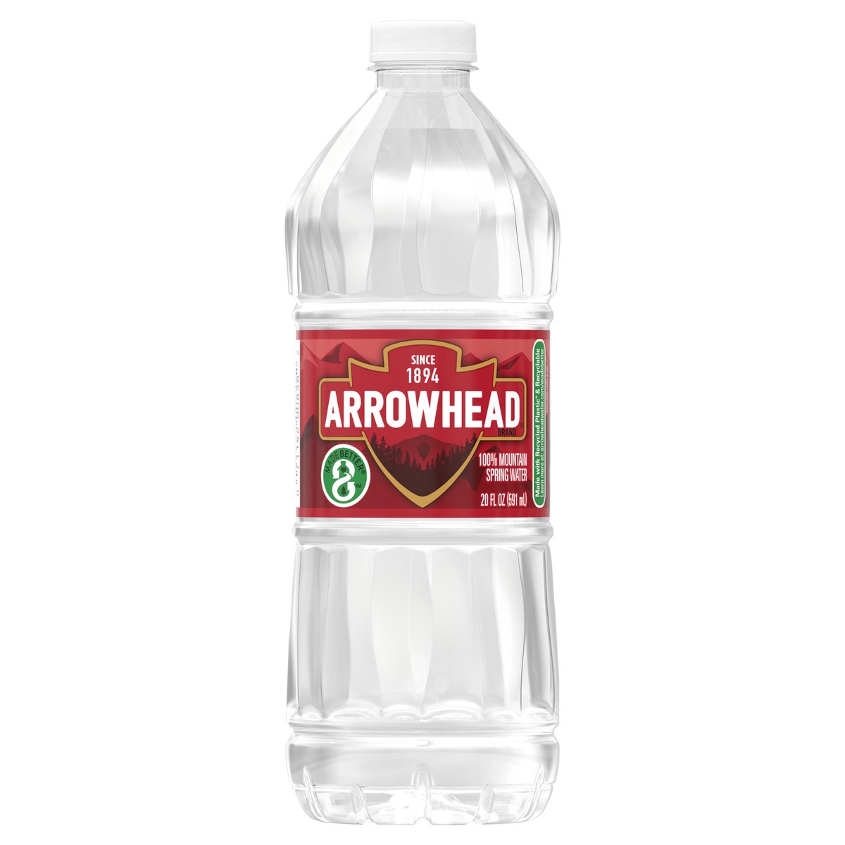 slide 1 of 7, ARROWHEAD Brand 100% Mountain Spring Water- 20 oz, 20 oz