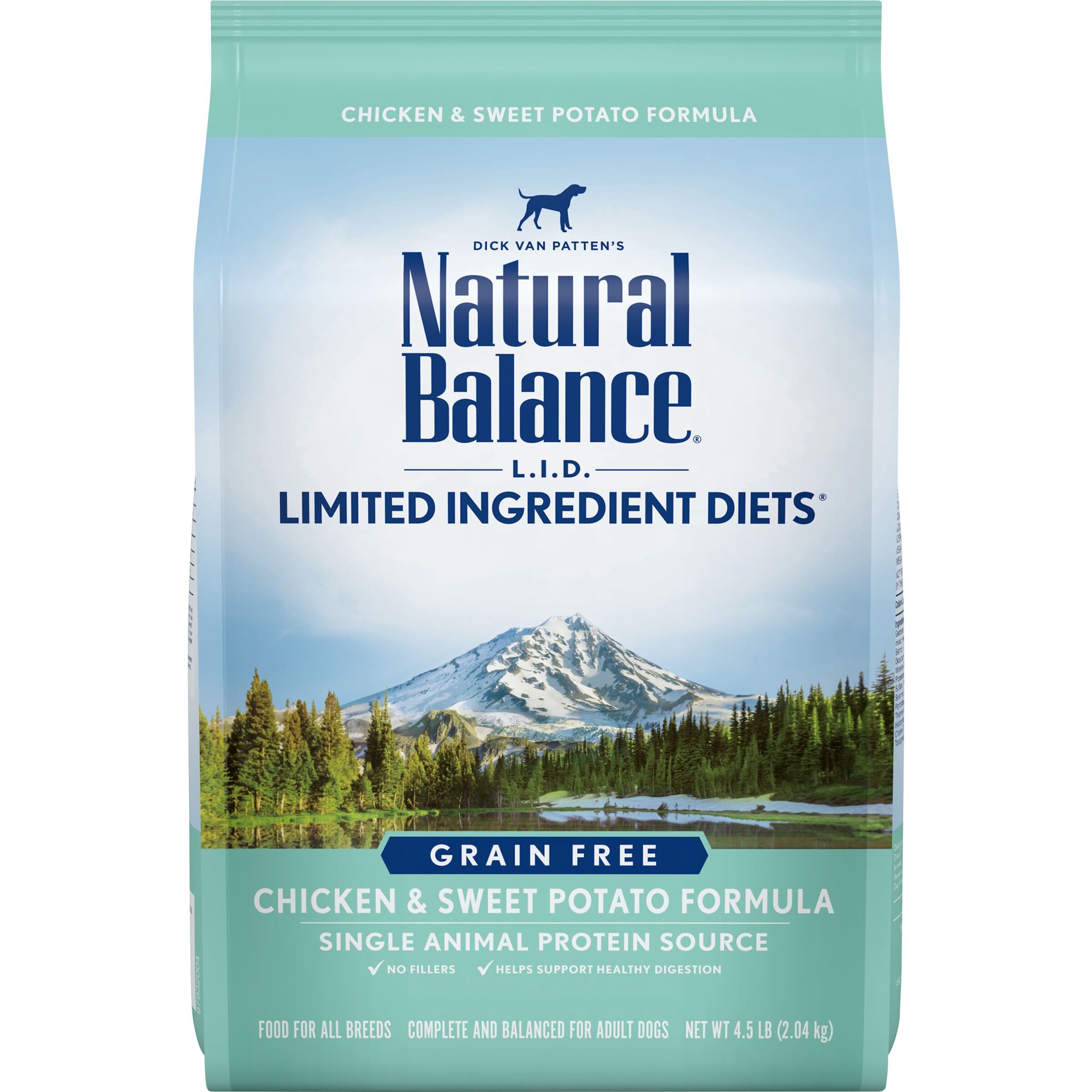 slide 1 of 3, Natural Balance L.I.D. Limited Ingredient Diets Chicken & Sweet Potato Formula Dry Dog Food, 4.5-Pound, 4.5 lb