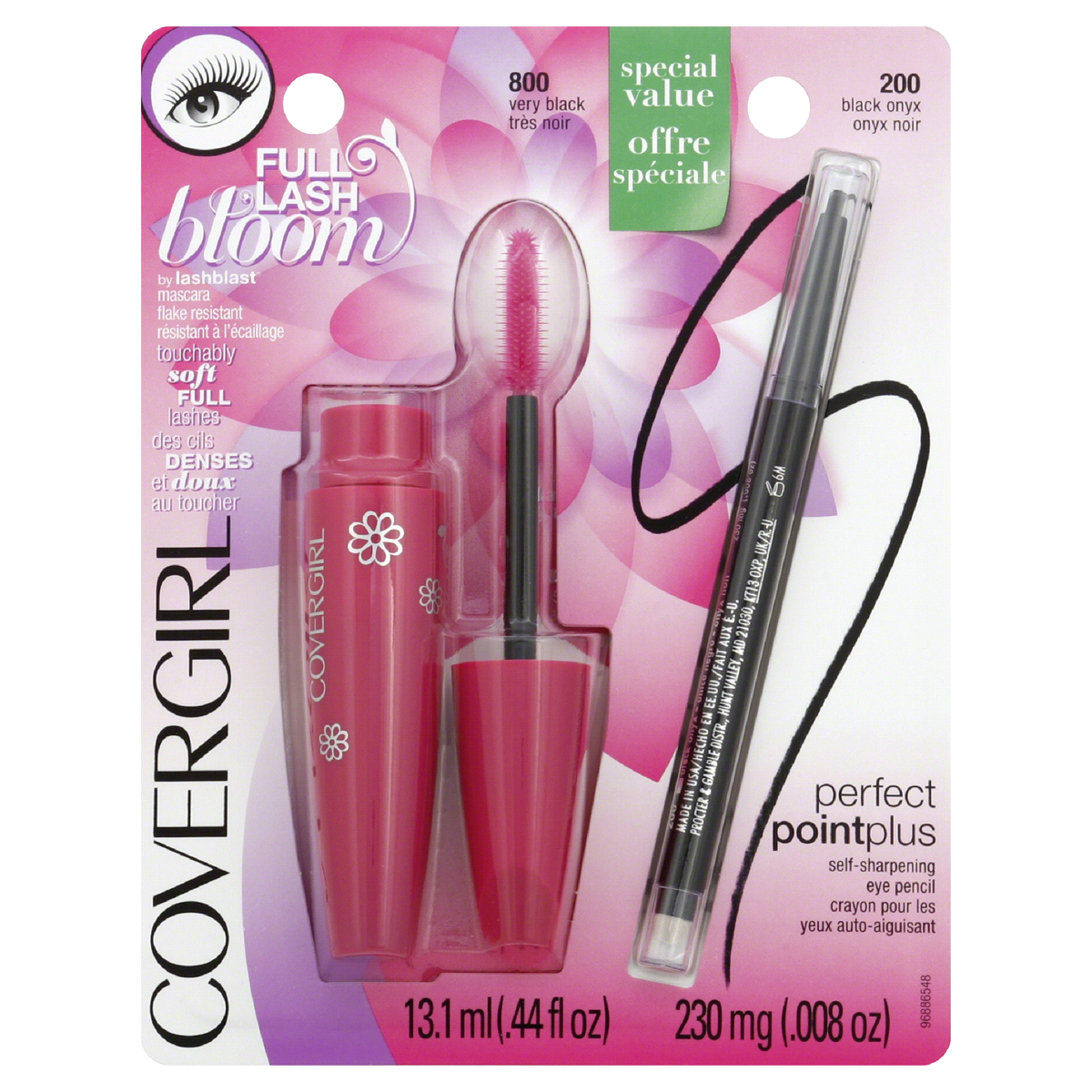 slide 1 of 1, Covergirl Full Lash Bloom Mascara & Perfect Point Eyeliner Value Pack, 1 kit