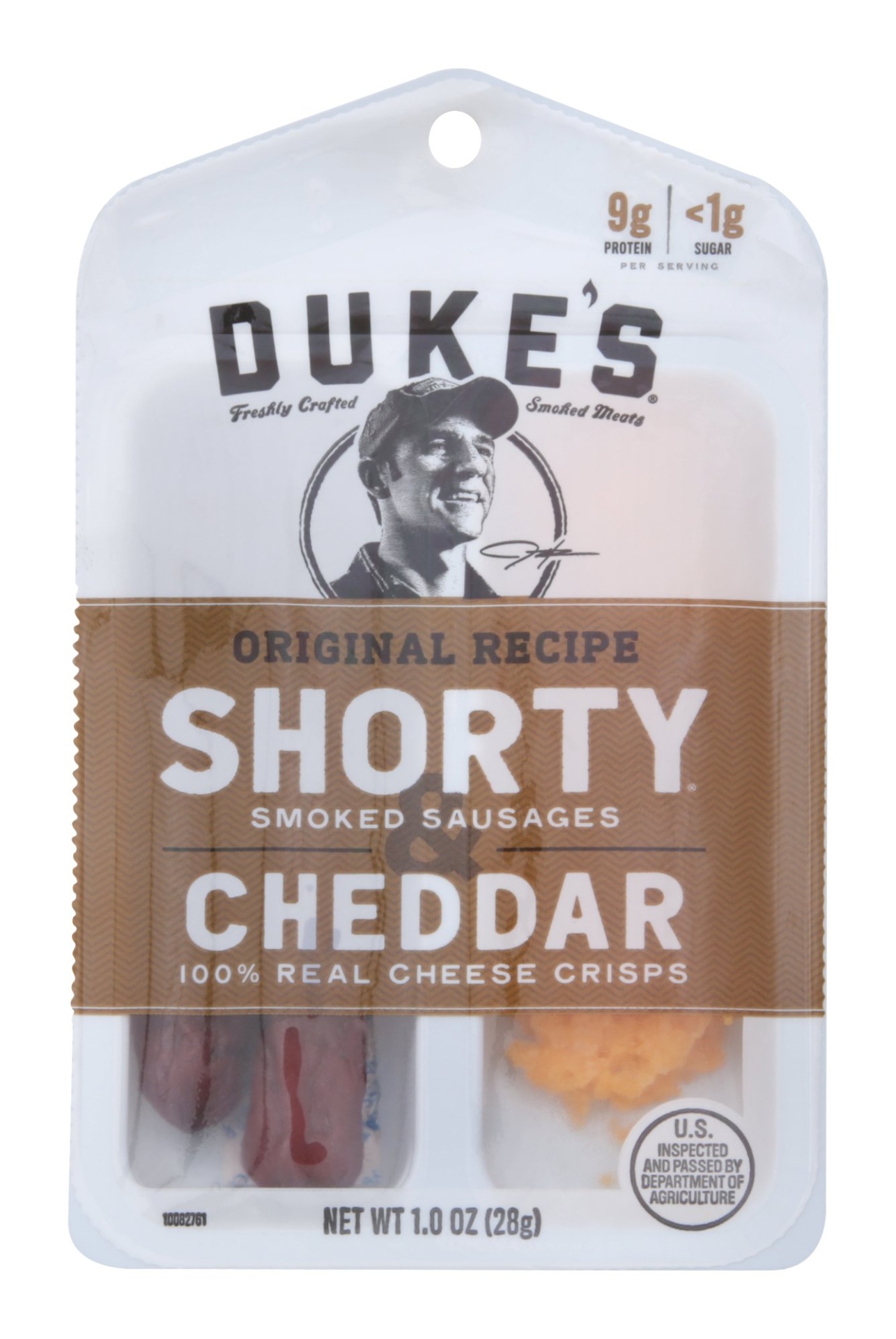 slide 1 of 6, Duke's Original and Cheddar Snack Tray, 1 oz