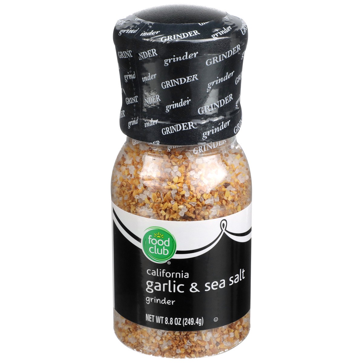 slide 10 of 11, Food Club California Garlic & Sea Salt Grinder, 8.8 oz