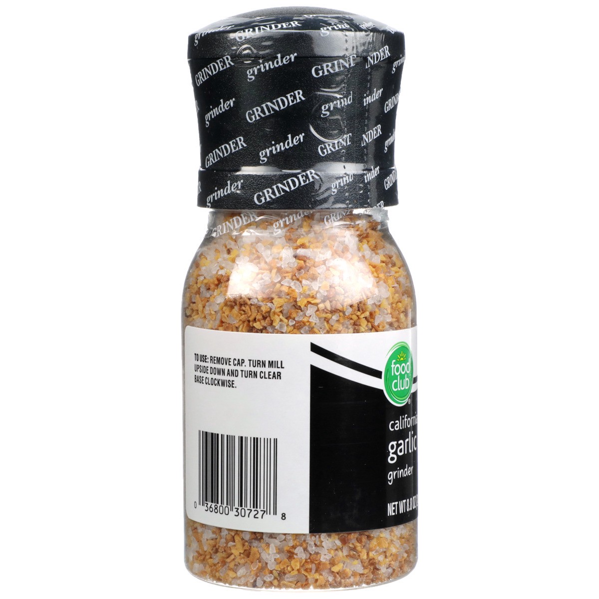 slide 6 of 11, Food Club California Garlic & Sea Salt Grinder, 8.8 oz