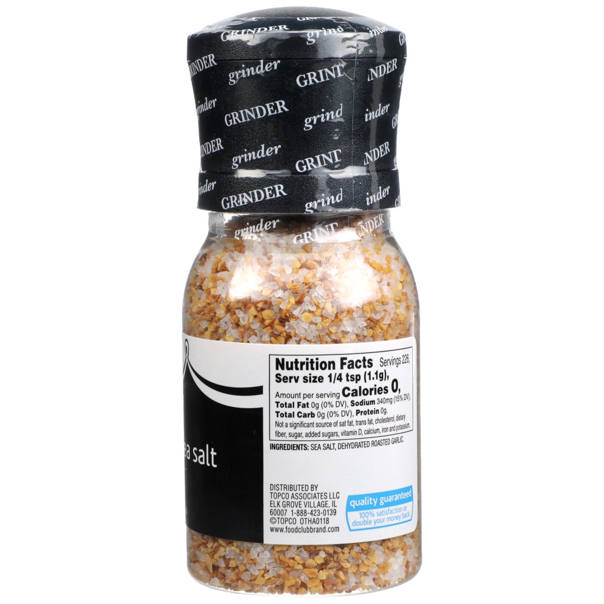 slide 3 of 11, Food Club California Garlic & Sea Salt Grinder, 8.8 oz