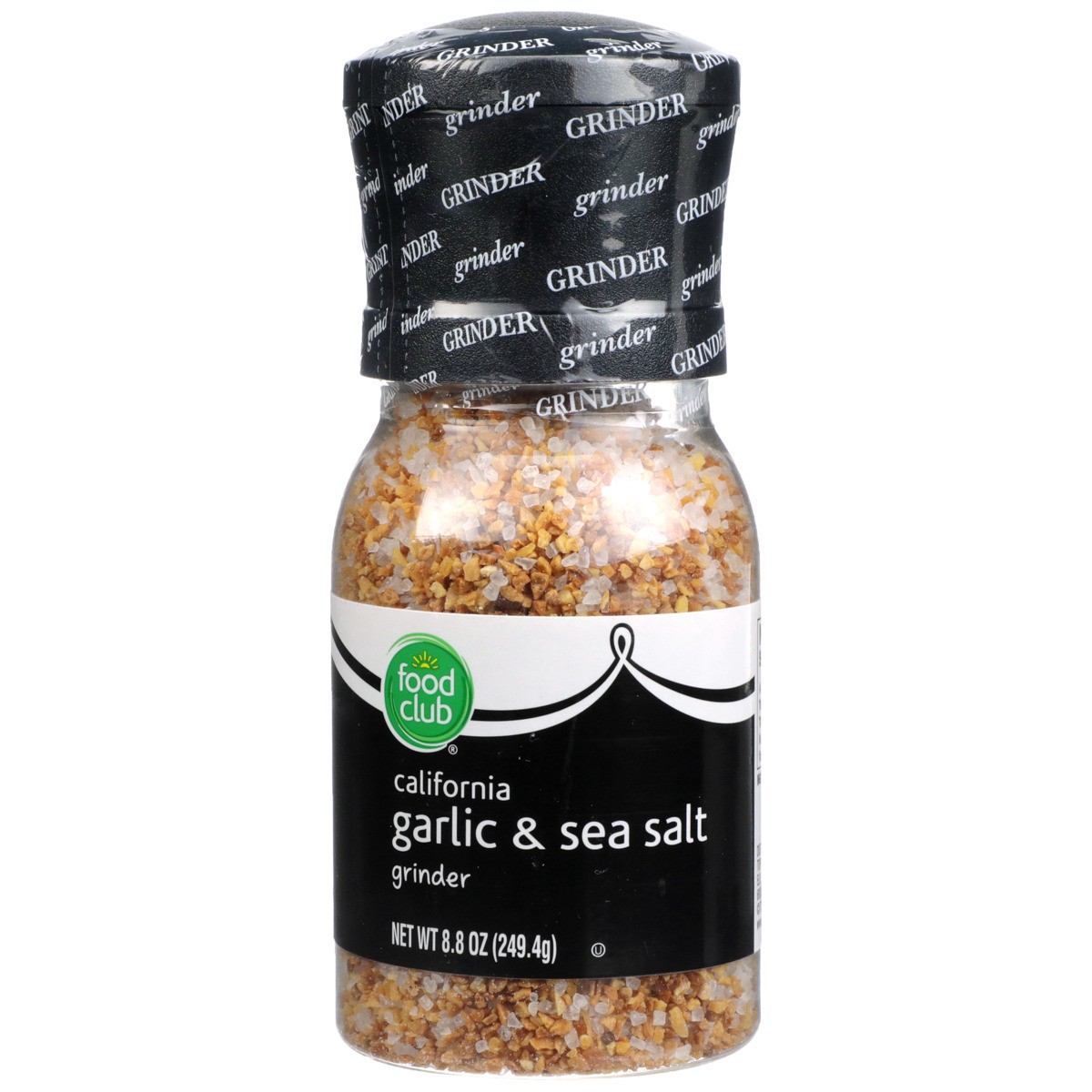 slide 11 of 11, Food Club California Garlic & Sea Salt Grinder, 8.8 oz