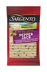 Sargento Natural Pepper Jack Sliced Cheese 10 ea