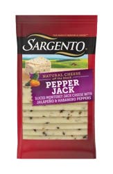 Sargento Sliced Pepper Jack Natural Cheese, 7.5 oz., 10 slices