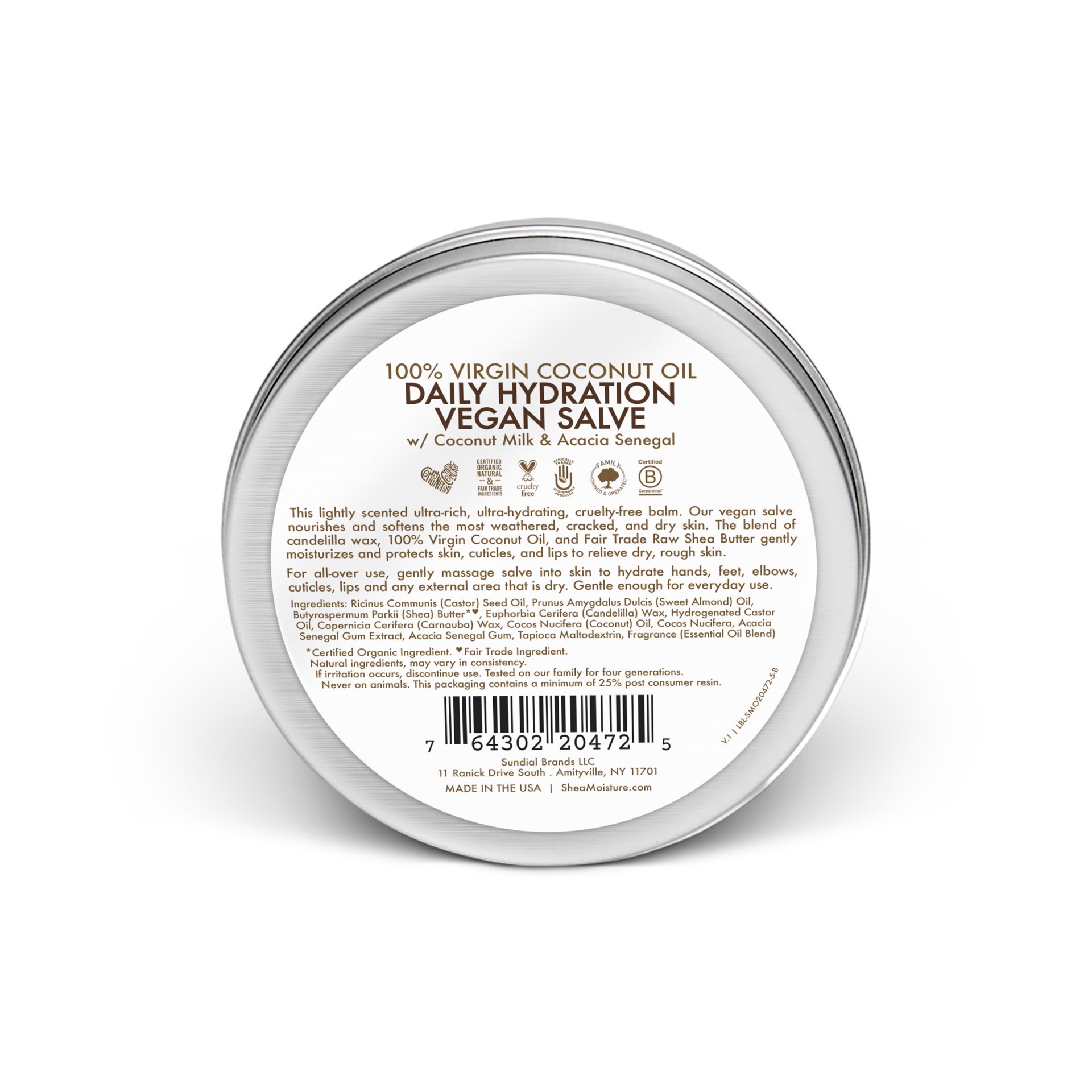 slide 4 of 4, SheaMoisture Skin Care Vegan Salve 100% Virgin Coconut Oil, 3.5 oz, 3.5 oz