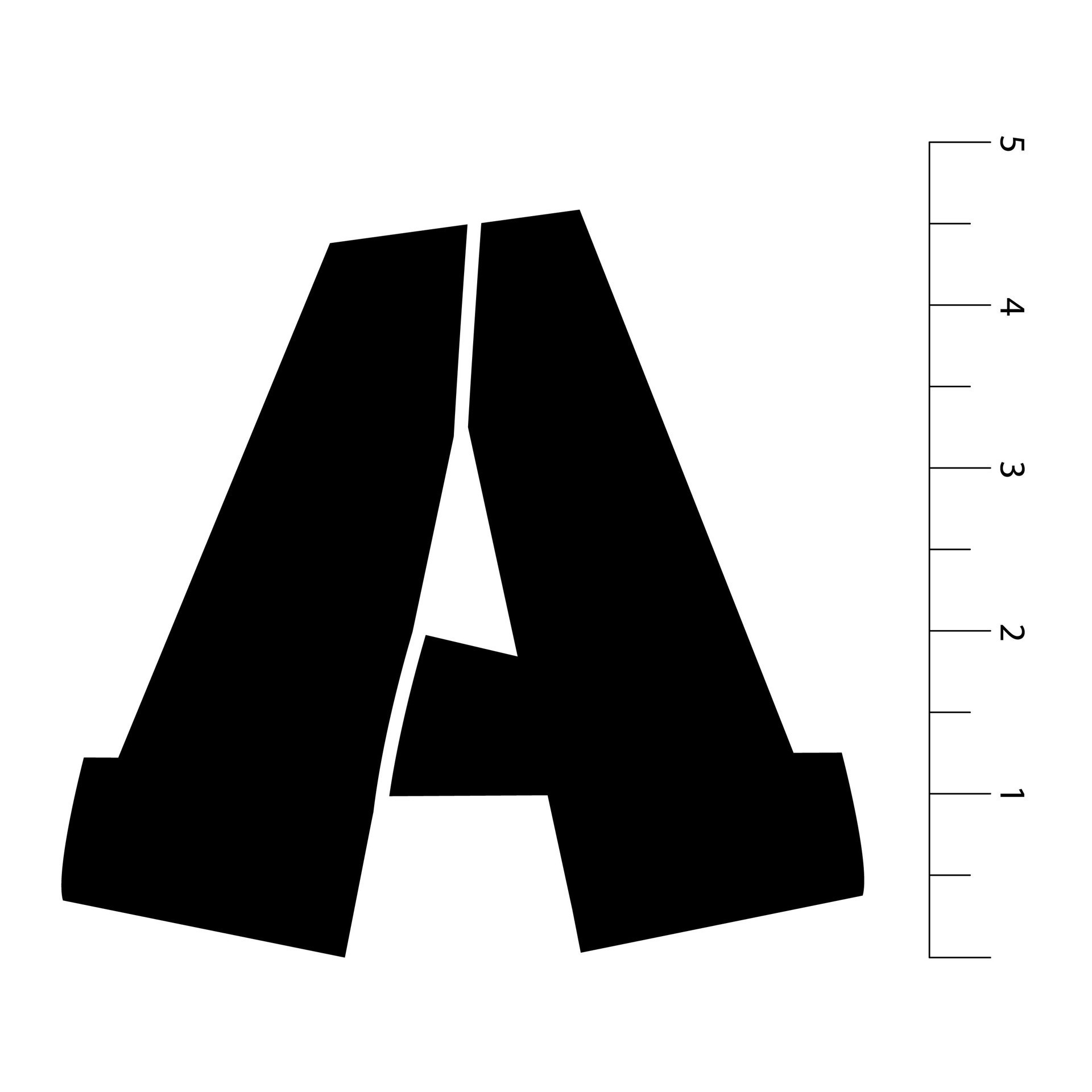 slide 4 of 4, 4.5" Comic Serif Alphabet Stencils By Craft Smart, 4.5 in