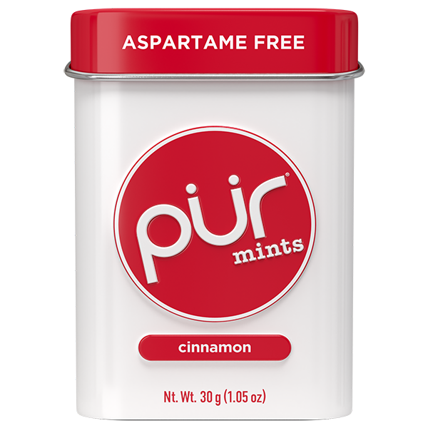 slide 1 of 1, PUR Cinnamon Mints - 1.05 oz, 1.05 oz