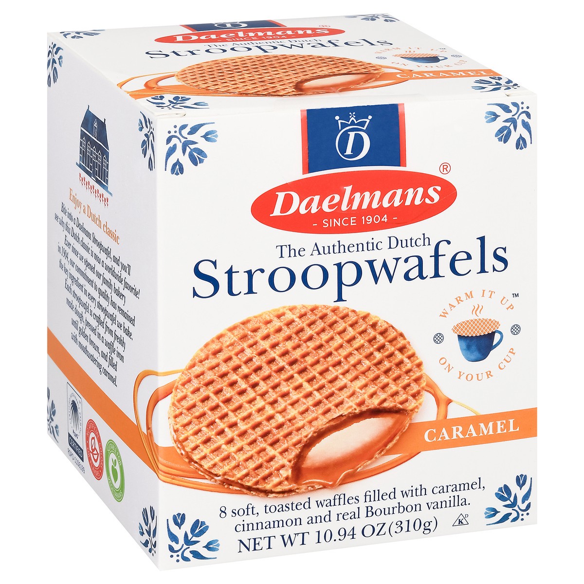 slide 6 of 14, Daelmans Caramel Stroopwafels 8 Waffles, 8 ct
