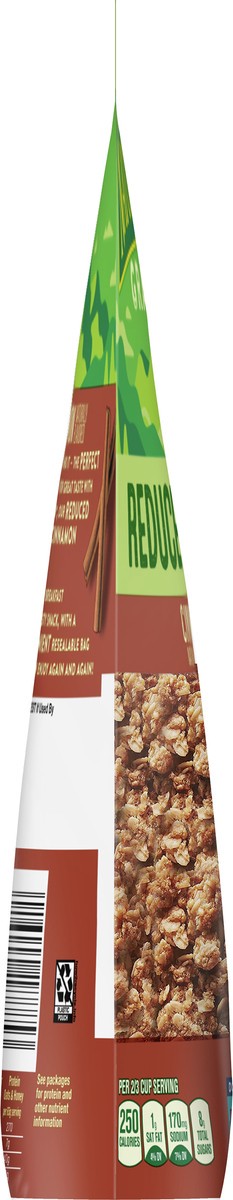 slide 7 of 9, Nature Valley Cinnamon Reduced Sugar Granola, 11 OZ Bag, 11 oz
