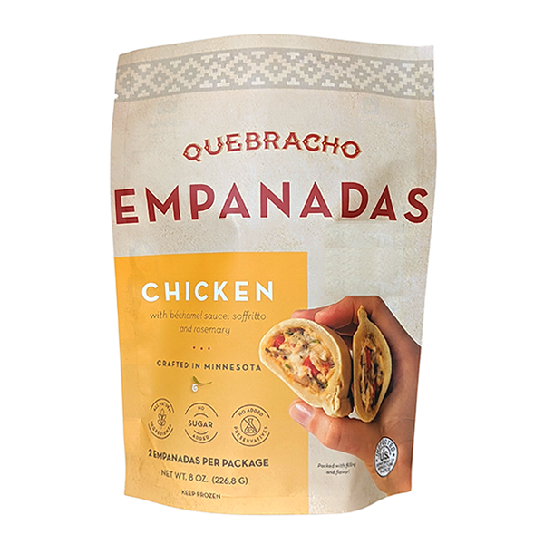 slide 1 of 1, Quebracho Chicken Empanada, 