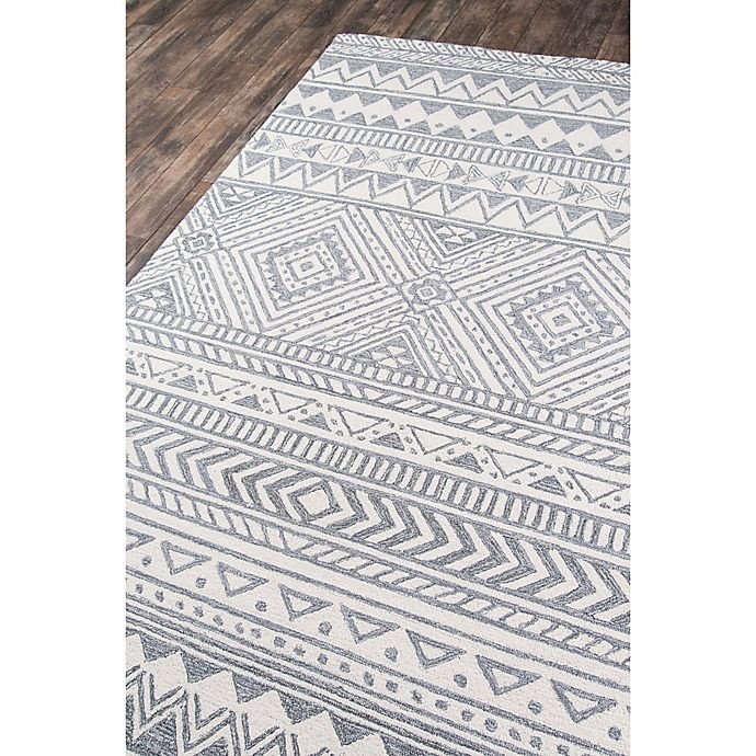 slide 3 of 6, Momeni Mallorca Geometric Accent Rug - Grey, 2 ft x 3 ft