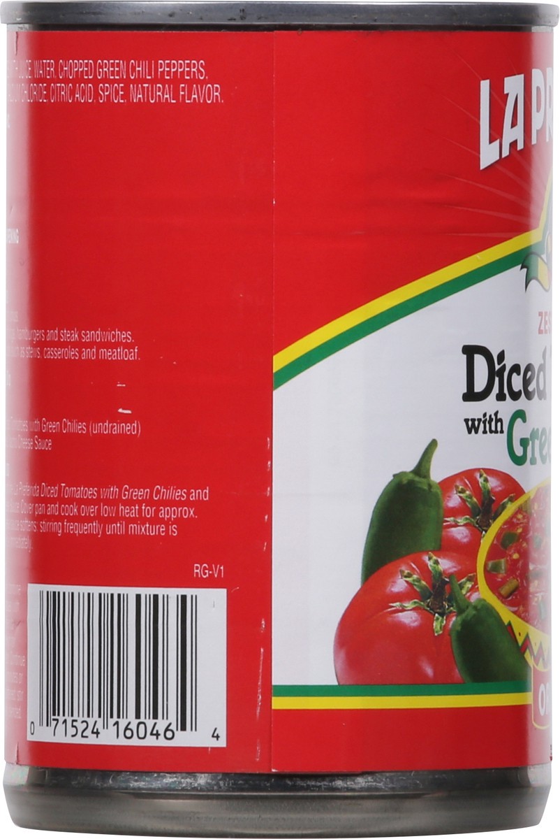 slide 10 of 13, La Preferida Zesty Mild Diced Tomatoes with Green Chilies 10 oz, 10 oz