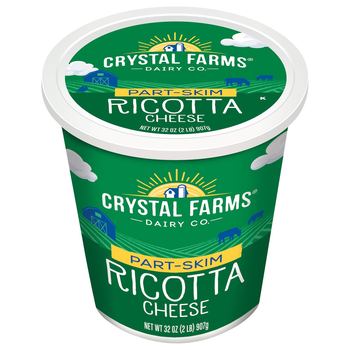 slide 1 of 6, Crystal Farms Cheese, 32 oz