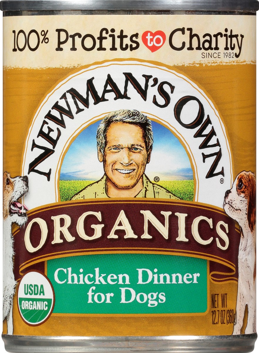 slide 2 of 11, Newman's Own Organics Chicken Dinner For Dogs 12.7 oz, 12.7 oz