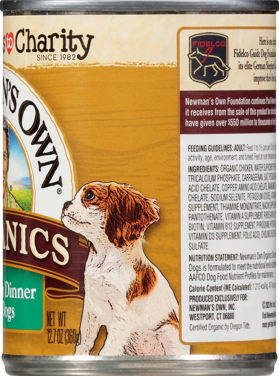 slide 6 of 11, Newman's Own Organics Chicken Dinner For Dogs 12.7 oz, 12.7 oz