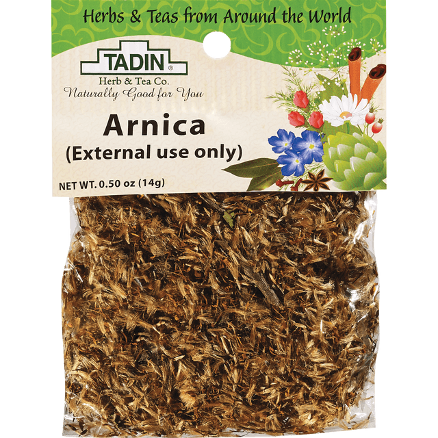 slide 1 of 1, Tadin Herbs & Tea Arnica Flor (Arnica Flower), 0.5 oz