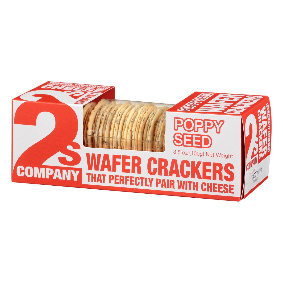 slide 3 of 10, 2S Company Wafer Poppy Seed Crackers, 3.5 oz