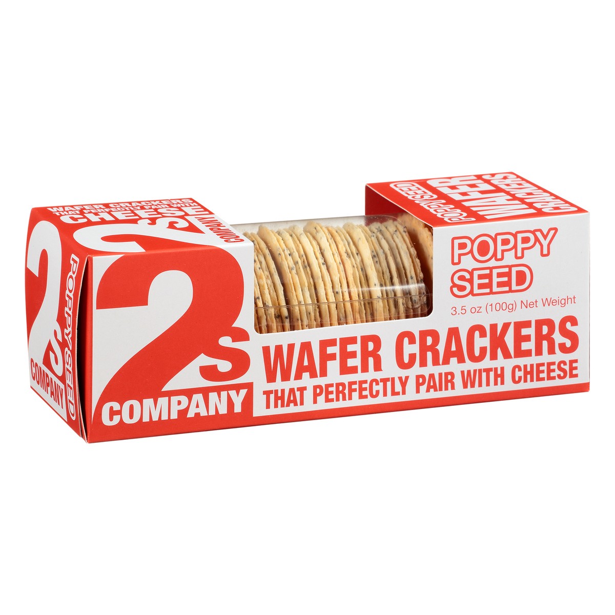 slide 10 of 10, 2S Company Wafer Poppy Seed Crackers, 3.5 oz