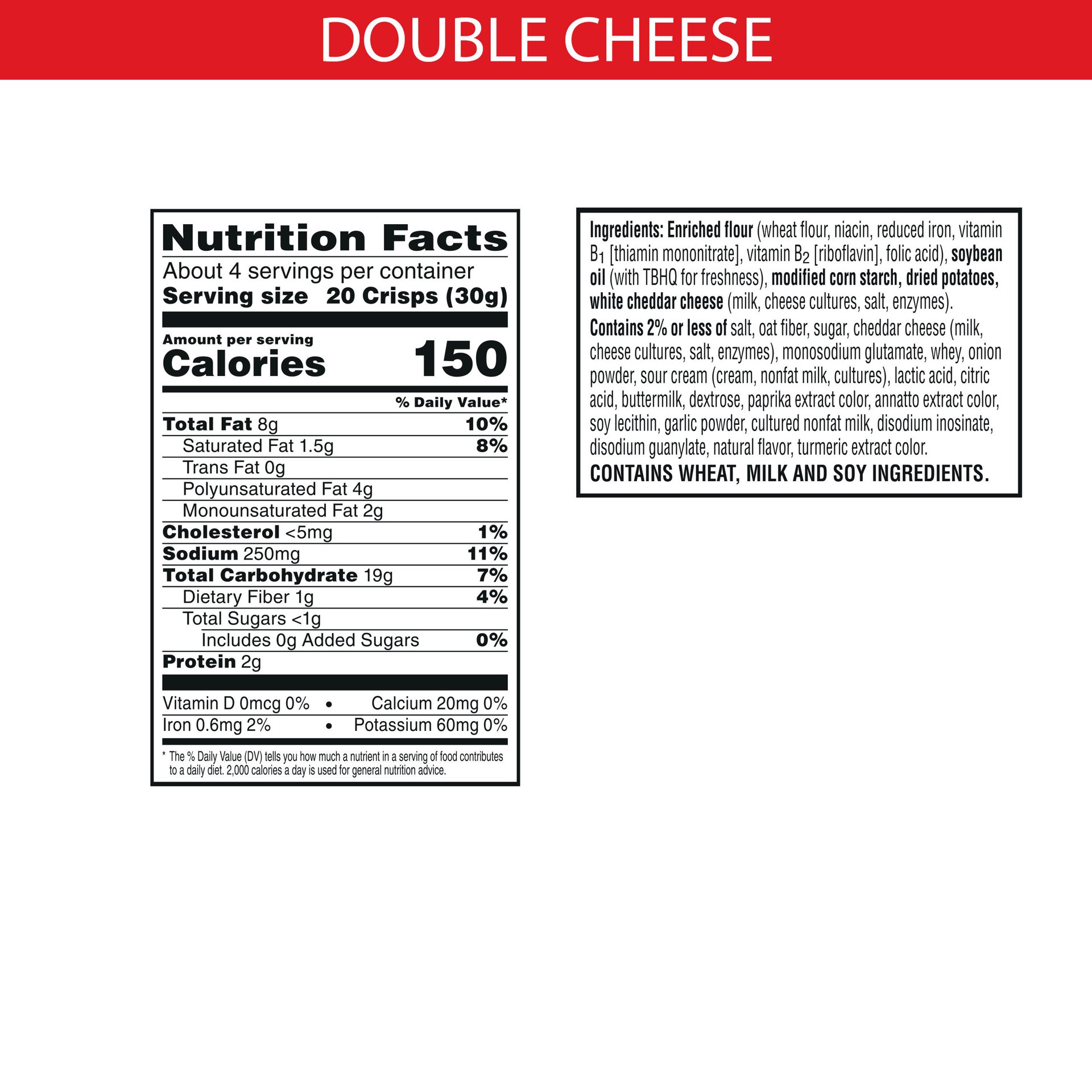 slide 3 of 5, Cheez-It Snap'd Cheese Cracker Chips, Double Cheese, 3.6 oz, 3.6 oz