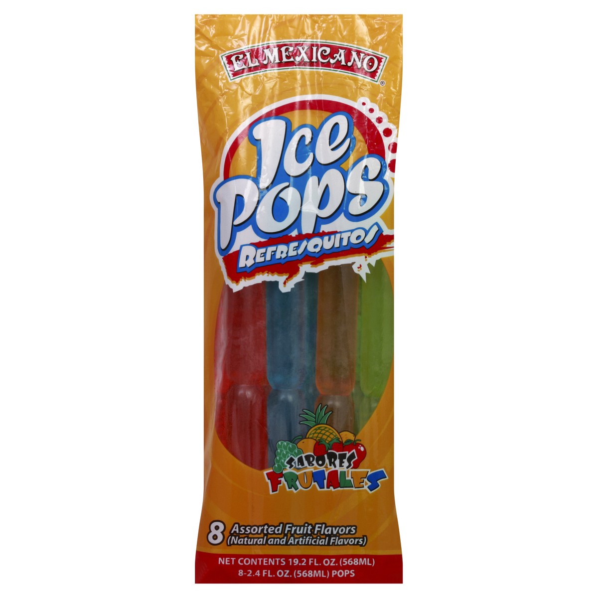 slide 2 of 9, El Mexicano Refresquitos (Ice Pops) Assorted Flavors 8Ct, 1 ct