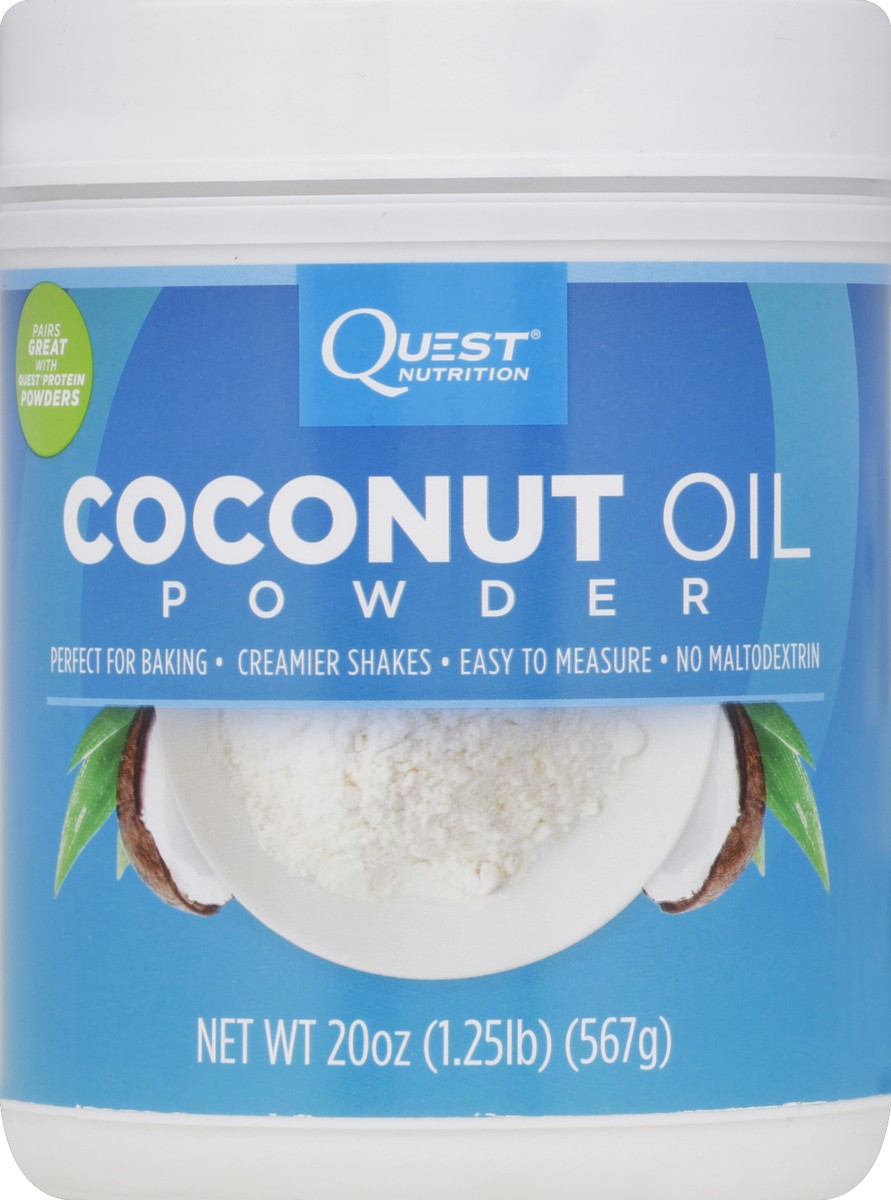 slide 2 of 2, Quest Coconut Oil Powder 20 oz, 20 oz