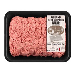 Grnd Pork & Beef 80% (2Lb Net)