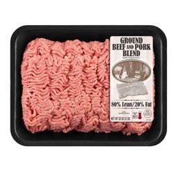 Grnd Pork & Beef 80% (2Lb Net)