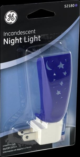 slide 1 of 1, GE Night Light With On/Off Switch, 1 ct