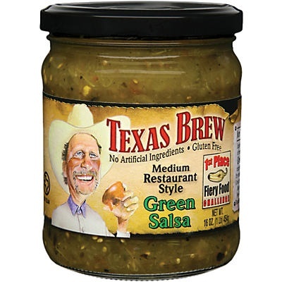 slide 1 of 1, Texas Brew Restaurant Style Green Salsa, 16 oz