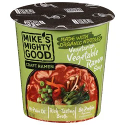 Mike's Mighty Good Vegetarian Vegetable Ramen Soup Cup - 1.9 oz