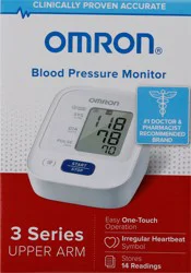 Omron Blood Pressure Monitor, Upper Arm, 1 Each
