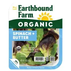 Earthbound Farm Organic Baby Spinach & Butter