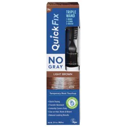 No Gray 7N Light Brown Triple Wand Quick Fix 0.5 fl oz