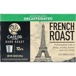 CAFE Olé by H-E-B Decaf Dark Roast French Roast Single Serve Pods