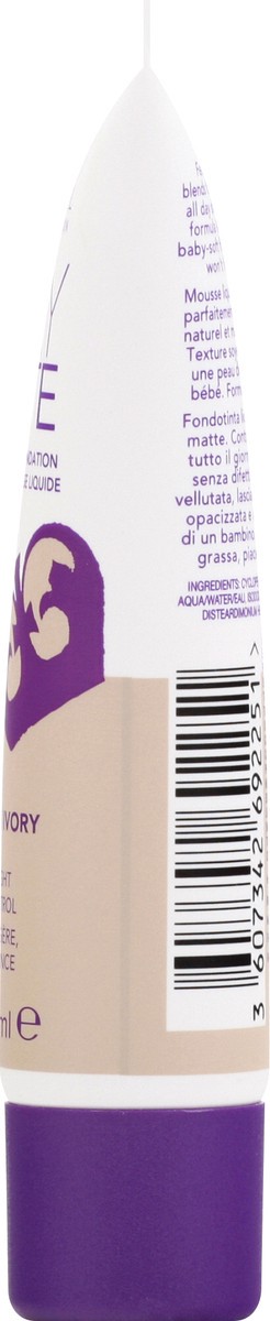 slide 9 of 12, Rimmel Stay Matte Liquid Mousse Porcelain Ivory 101 Foundation 1 oz, 30 ml