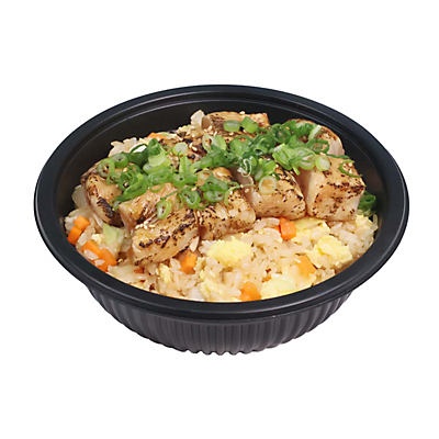 slide 1 of 1, H-E-B Yumai Yakisoba RiceBowl with Chicken Skewers, 15.5 oz