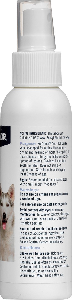 slide 8 of 10, PetArmor Anit Itch Spray Dog 4OZ, 4 oz