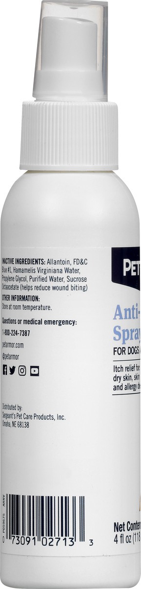 slide 3 of 10, PetArmor Anit Itch Spray Dog 4OZ, 4 oz